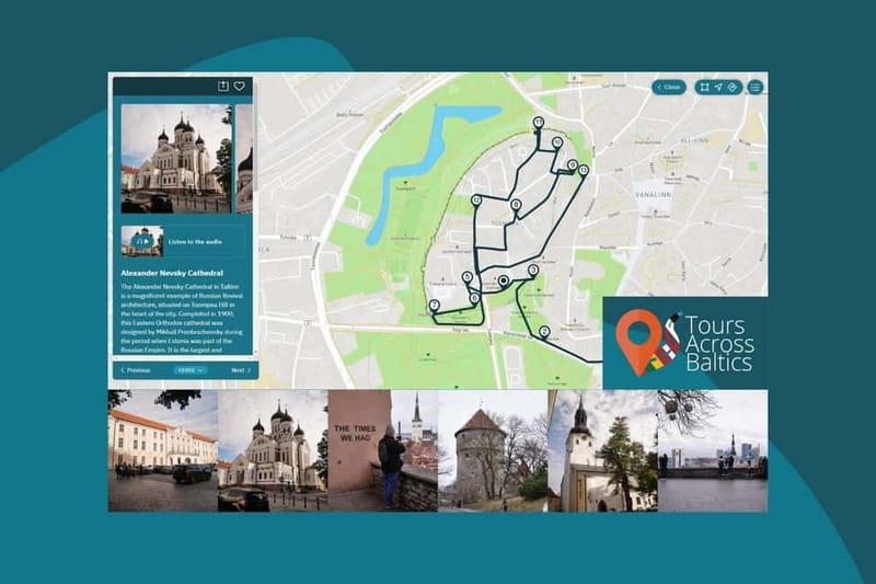 Audio Tour of the Toompea Hill (Cathedral Hill) in Tallinn - Starting at Freedom Square, then letting the map lead