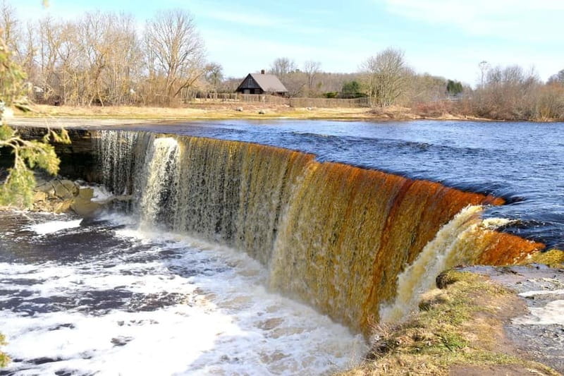 Discover Estonia - car tour from Tallinn to Jägala Waterfall - The Jägala River suspension bridge: a different angle on the same story