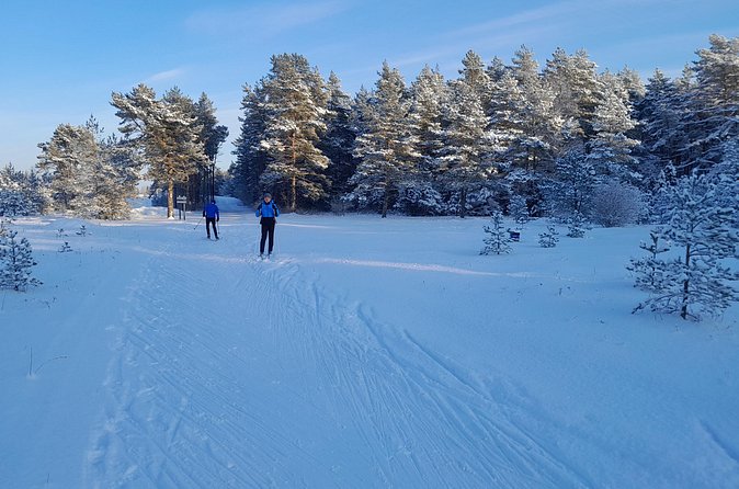 From Tallinn Learn to Ski in Estonia Cross Country Skiing - Learning technique in the tracks, with Carmen Kressa guiding you safely