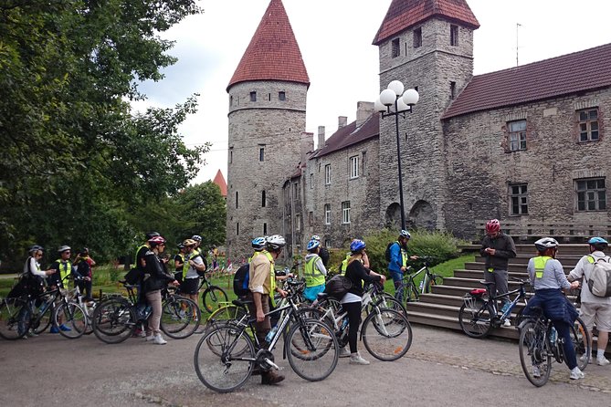 Tallinn Bike Tour from Tallinn Cruise Port - Old Town time: bike where you can, walk where you must